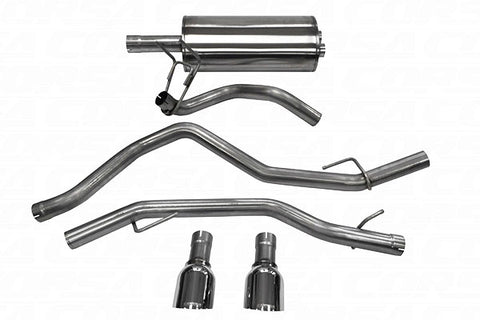 2009-2017 Dodge Ram 1500 Quad Cab/Standard Bed, CrewCab/Short Bed (4.7 + 5.7 V8 140.5" WheelBase) Corsa Sport Cat-Back Exhaust