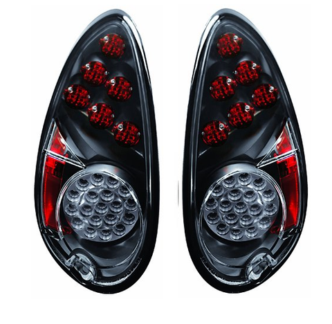 2001-2006 Chrysler PT Cruiser IPCW Black LED Tail Lights