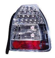 1996-2001 Honda Civic 3 Door IPCW Black LED Tail Lights