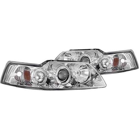 1999-2004 Ford Mustang Halo Projector Headlights (Pair) by IPCW