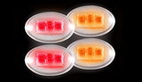 RECON Clear LED Fender Lights 1999-2010 Ford F250HD/F350/F450/F550 Superduty