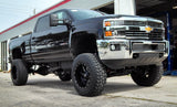 2011-2017 Chevy Silverado GMC Sierra 2500HD 3500HD Lift Kit w/ Rear Leaf Pack + 2.0 Emulsion Shocks by CST 8-10" Lift