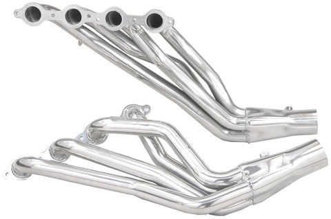 1999-2006 Chevy Silverado GMC Sierra 4.8 + 5.3 V8 Pacesetter 1 3/4" Armor Coat LONG TUBE Headers