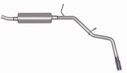 2001-2004 Nissan Frontier 2.4 2WD Extended Cab Short Bed Gibson Performance Cat-Back Exhaust (Aluminized)