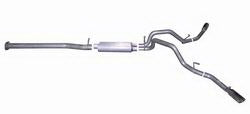 2007-2009 Chevy Silverado GMC Sierra 4.8 5.3 1500 5'8" Bed Crew Cab + 6 1/2' Bed Extended Cab Gibson Performance Extreme DUAL Cat-Back Exhaust (Aluminized)