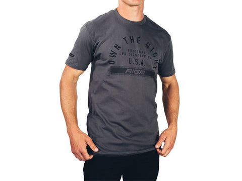 Rigid Industries "Own The Night" T-Shirt Grey XL