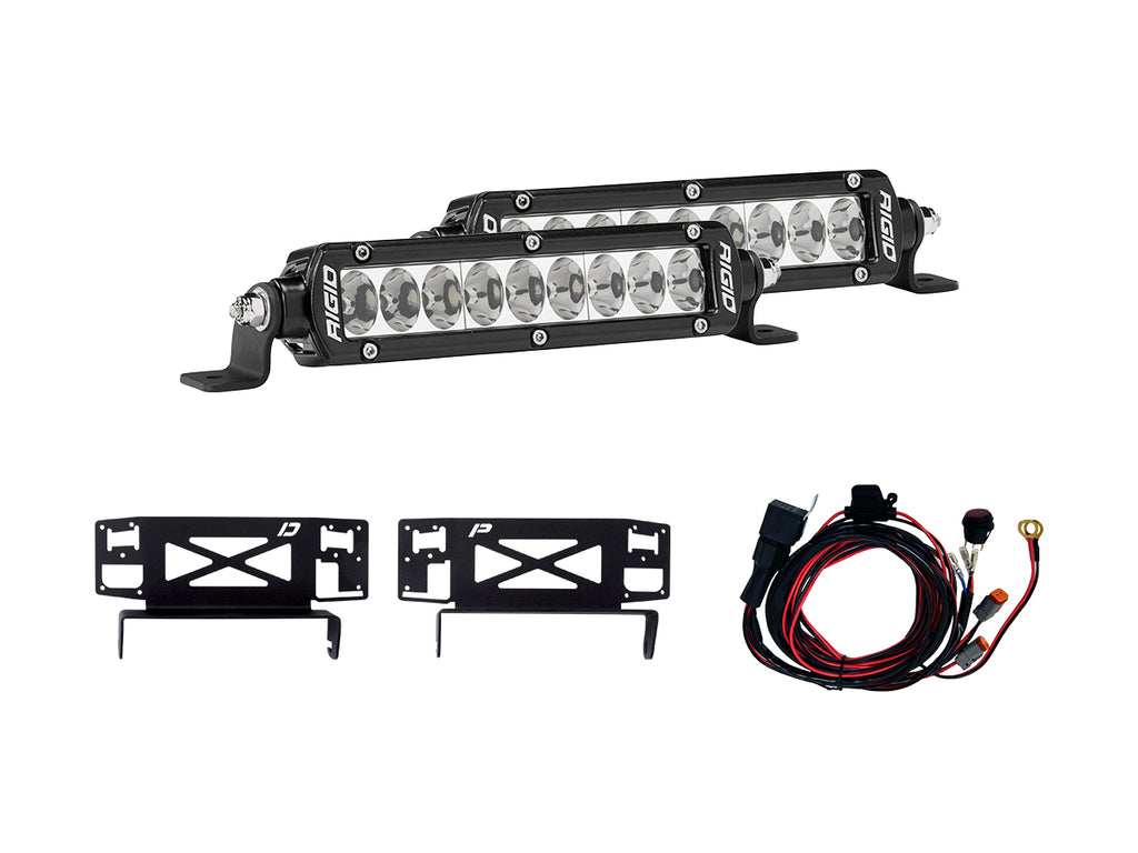 2017-2018 Ford F-250 F-350 SuperDuty Grille Light Bar Kit by Rigid Ind ...