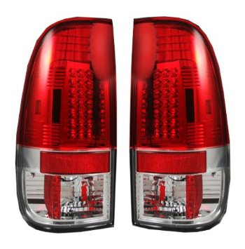 1997-2003 Ford F150 Styleside AND 1999-2007 Ford Super Duty F250HD/350/450/550 Red Recon LED Tail Lights