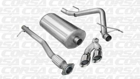 2010-2010 Chevrolet Silverado 1500 6.2 V8 Extended Cab/Standard Bed 143.5" Wheelbase Corsa Sport Cat-Back Exhaust