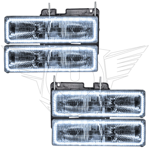 1992-1999 GMC Yukon Oracle Halo Headlights (Complete Assemblies)