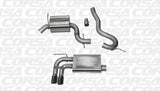 2006-2009 Volkswagen Golf GTI Mk5 (2.0T FSI 2.0 TSI 2.5 Rabbit) Corsa Touring Cat-Back Exhaust BLACK