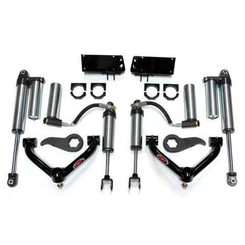 2011-2016 Chevy Silverado 2500HD 3500HD Extended Travel Lift Kit (w/ UCAs + Front & Rear 14 way adjustable shocks) by CST 0-3" Front Lift