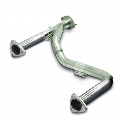 2014-2017 Chevy Silverado GMC Sierra, Suburban, Tahoe 6.2 V8 2.5" Stainless Intermediate Pipes (Non-Catted) by Dynatech