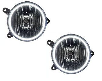 2005-2009 Ford Mustang GT V8 Oracle Upper Grille Halo Fog Lights (Complete Assemblies)