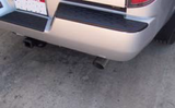 2005-2013 Honda Ridgeline 3.5 4WD Gibson 2.25" Performance Cat-Back Exhaust (Aluminized)