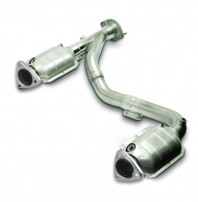 2014-2017 Chevy Silverado GMC Sierra, Suburban, Tahoe 6.2 V8 2.5" Stainless Catted Intermediate Pipes by Dynatech